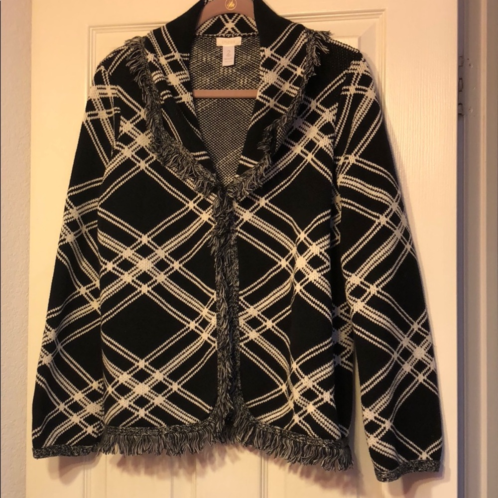 Chico’s black and sweater Size 2